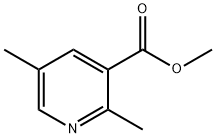 2,5-二甲基吡啶-3-羧酸甲酯 结构式