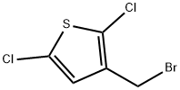 3-(bromomethyl)-2,5-dichlorothiophene 结构式