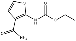ethyl (3-carbamoylthiophen-2-yl)carbamate 结构式