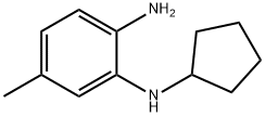 N1-cyclopentyl-5-methylbenzene-1,2-diamine 结构式