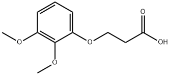 3-(2,3-Dimethoxyphenoxy)propanoic acid 结构式