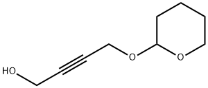 4-[(TETRAHYDRO-2H-PYRAN-2-YL)OXY]-2-BUTYN-1-OL 结构式