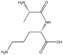 Alanyl ornithine 结构式