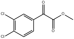 2-(3,4-二氯苯基)-2-氧代乙酸甲酯 结构式