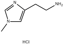 2-(1-甲基咪唑-4-基)乙胺盐酸盐 结构式