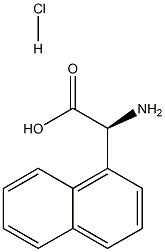 (S)-2-氨基-2-(1-萘基)-乙酸盐酸盐 结构式