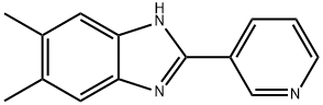 5,6-二甲基-2-(吡啶-3-基)-1H-苯并[D]咪唑 结构式