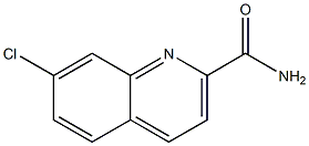 7-Chloro-2-quinolinecarboxamide 结构式