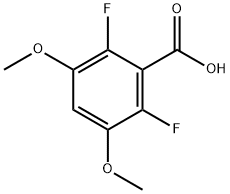 2,6-二氟-3,5-二甲氧基苯甲酸 结构式