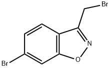 6-bromo-3-(bromomethyl)-1,2-benzisoxazole 结构式