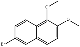 6-Bromo-1,2-dimethoxynaphthalene 结构式