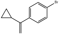 1-溴-4-(1-环丙基乙烯基)苯 结构式