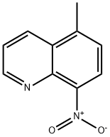 5-甲基-8-硝基喹啉 结构式