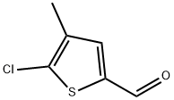 5-氯-4-甲基噻吩-2-甲醛 结构式