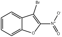 3-溴-2-硝基苯并呋喃 结构式