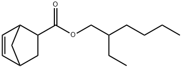 5-降冰片烯-2-羧酸异辛酯 (内型和外型的混合物) 结构式