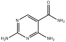2,4-二氨基-5-嘧啶甲酰胺 结构式