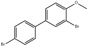 3,4'-二溴-4-甲氧基联苯 结构式