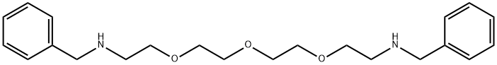 N-benzyl-2-(2-(2-(2-(benzylamino)ethoxy)ethoxy)ethoxy)ethanamine 结构式