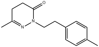 6-Methyl-2-(4-methylphenethyl)-4,5-dihydropyridazin-3(2H)-one 结构式