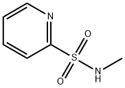 N-甲基吡啶-2-磺酰胺 结构式