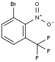 1-溴-2-硝基-3-(三氟甲基)苯 结构式