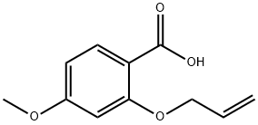 4-甲氧基-2-(丙-2-烯-1-基氧基)苯甲酸 结构式