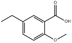 5-乙基-2-甲氧基苯甲酸 结构式