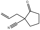 1-Allyl-2-oxocyclopentanecarbonitrile 结构式