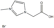 1-羧甲基-3-甲基咪唑溴盐 结构式