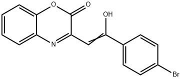 (Z)-3-(2-(4-bromophenyl)-2-hydroxyvinyl)-2H-benzo[b][1,4]oxazin-2-one 结构式