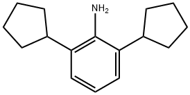 2,6-Dicyclopentylaniline 结构式