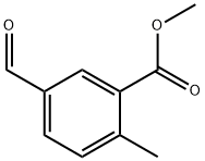 5-甲酰基-2-甲基苯甲酸甲酯 结构式