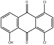 1,4-dichloro-5-hydroxy-9,10-Anthracenedione 结构式