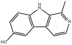 1-甲基-9H-吡啶并[3,4-B]吲哚-6-醇 结构式