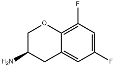 (R)-6,8-二氟色烷-3-胺 结构式