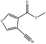 4-氰基噻吩-3-羧酸甲酯 结构式