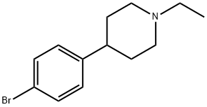 4-(4-溴-苯基)-1-乙基-哌啶 结构式