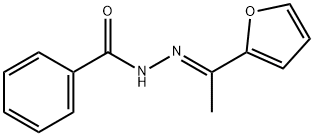 N'-[1-(2-furyl)ethylidene]benzohydrazide 结构式