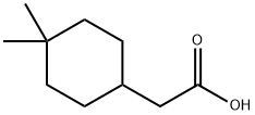 (4,4-二甲基-环己基)-乙酸 结构式