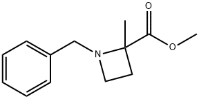 Methyl 1-benzyl-2-methylazetidine-2-carboxylate 结构式