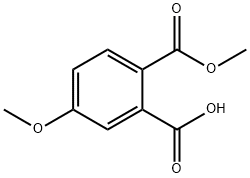 5-甲氧基-2-(甲氧羰基)苯甲酸 结构式