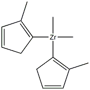 Dimethylbis(methylcyclopentadienyl)zirconium, 98% 结构式
