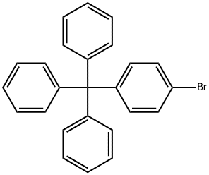 ((4-溴苯基)甲烷三基)三苯 结构式