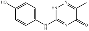 3-(4-hydroxyanilino)-6-methyl-1,2,4-triazin-5(4H)-one 结构式