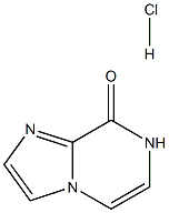 咪唑并[1,2-A]吡嗪-8(7H)-酮盐酸盐 结构式