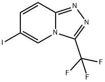 6-Iodo-3-(trifluoromethyl)-[1,2,4]triazolo[4,3-a]pyridine 结构式
