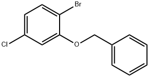 2-Benzyloxy-1-bromo-4-chloro-benzene 结构式