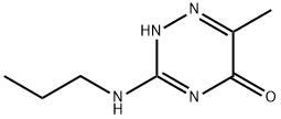 6-methyl-3-(propylamino)-1,2,4-triazin-5(4H)-one 结构式