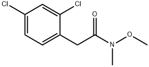 2-(2,4-dichlorophenyl)-N-methoxy-N-methylacetamide 结构式